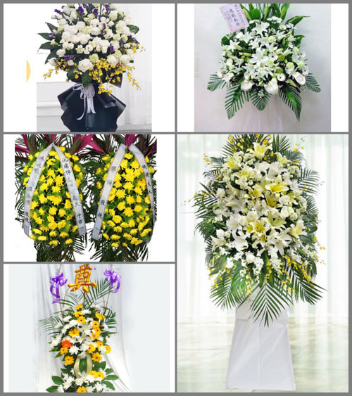 江苏南京-区雄州街道白事花篮预定
